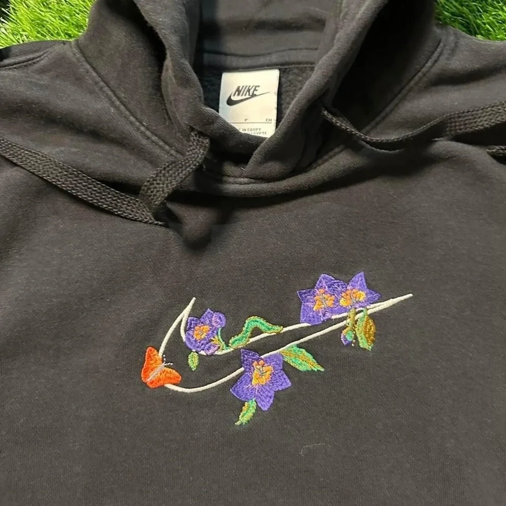 Nike floral embroidered